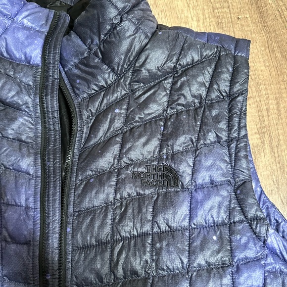 The North Face Blue Quilted Puffer Vest - Picture 2 of 3